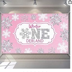 3 PIECE - WINTER ONE-DERLAND DECORATIONS